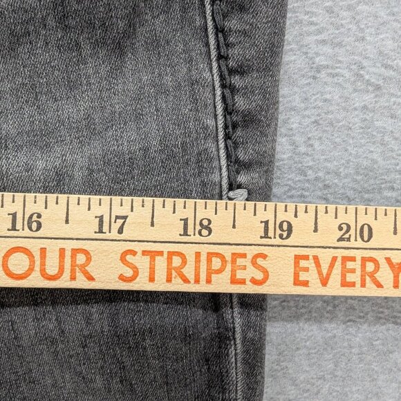 True Religion Jeans Womens 32 Gray Jennie Curvy Mid Rise Super Skinny Super T - Picture 5 of 16